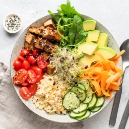 low carb bowl